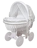 WALDIN Baby Stubenwagen-Set mit Ausstattung, XXL, Bollerwagen, komplett, 24...