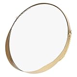 ULTECHNOVO Hängender Wandspiegel Dekorativer Runder Spiegel mit Kette für...