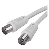 EMOS Antennenkabel, Koaxialkabel, Fernsehkabel 10 m, Koax-Kabel für...