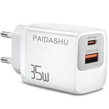 USB C Ladegerät, PD35W 2 Ports, PD 3.0 Netzteil, USB C Netzteil für...