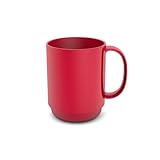 Ornamin Becher mit Henkel 320 ml rot (Modell 510) / Mehrweg-Becher...