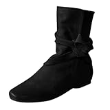 Stiefeletten Damen Wildleder Halbstiefel Winterstiefel Niederung Stiefel...