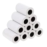 Lurrose 10 Rollen Druckerrollenpapier Kreditpapier Papier für...