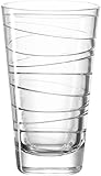 LEONARDO HOME Vario Struttura Trink-Gläser, 6er Set,...