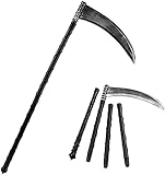 Huarsion Halloween Sense, Sense Sensenmann Halloween Waffe Sensenmann...