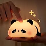 AmmToo Nachtlicht Kinder Panda Nachtlampe -Panda Lampe Dimmbar Timer,...