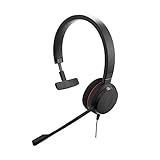 Jabra Evolve 20 SE Mono Headset – Microsoft Certified Headphones for VoIP...