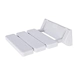 RMAN Duschsitz Klappbar Duschhocker Wandmontage Duschklappsitz für...