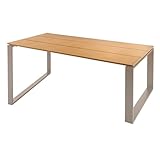 Riess Ambiente Moderner Gartentisch Floating - 210cm - Greige Aluminium...