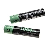 vhbw 2X Akku kompatibel mit AVM Fritz!Dect 200 Mini schnurlos Festnetz...