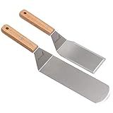 Exklusives Grillwender Set aus hochwertigem Edelstahl - BBQ Grillset in...
