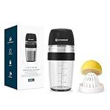 KITCHENDAO 2-in-1 Salatdressing-Shaker mit Saftpresse, Ausgießer,...