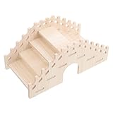 WEKADRIN Hamsterleiter aus Natürlichem Holz Robustes Kletterspielzeug für...