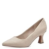 MARCO TOZZI Damen Pumps Spitz Vegan, Beige (Dune), 38 EU