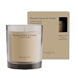 Jean & Len Scented Candle Manuka Honey & Vanilla, hergestellt mit...