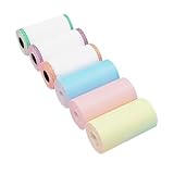 Baluue 6 Stück Teiliges Buntes Farbiges Kassenzettel Druckpapier...