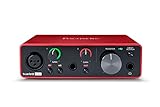 Focusrite Scarlett Solo 3. Gen USB-Audio-Interface-Bundle für Gitarristen,...