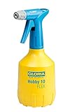 GLORIA Handsprüher Hobby 10 FLEX | 1 L Sprühflasche mit Doppelhubpumpe|...