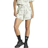 adidas Damen Floral Graphic Woven Shorts Lässige, Ivory/semi Green...