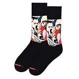 MuseARTa Unisex August Macke Socken, schwarz, 36-40