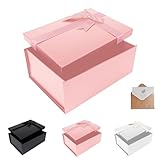 Geschenkbox mit Deckel,22.5x16x8.5cm,Rosa Geschenkverpackungskasten mit...