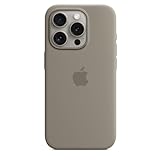 Apple iPhone 15 Pro Silikon Case mit MagSafe – Tonbraun...