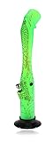Budawi® Acrylbong Drache neongrün Höhe 40 cm mit Schraub Kopf und...