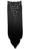 CAISHA by PRETTYSHOP XXL 60cm 8 Teile Set CLIP IN EXTENSIONS...