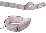 Hüftsitz Baby EXTRA 50mm weiche Polsterung 2x Taschen Hüfttrage 65-120cm...