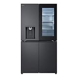 LG GMG960EVEE, Klasse E, 638 L, Side-by-Side Kühlschrank mit InstaView,...