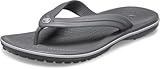 Crocs Crocband Flip, Unisex Adult Flipflop, Slate Grey/Smoke,