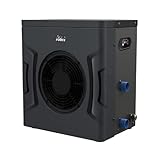 AquaForte Mini Wärmepumpe 5 kW mit ABS Kunststoffgehäuse, Schwarz