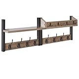 YMYNY Wandgarderobe mit Ablage, HWS007Y-2