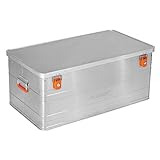 Alubox B140 - Aluminiumbox Transportbox 140 Liter Alukiste mit Deckel &...