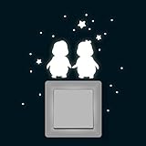 ilka parey wandtattoo-welt® Lichtschalteraufkleber Leuchtsticker...