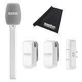 Rode Wireless Micro Drahtloses Mikrofon-System USB-C Weiss mit Interview...