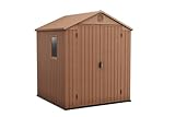 Keter Gerätehaus Darwin 6x6, Braun, Außenmaße 190x183x221cm,...