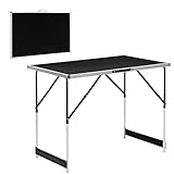DIVID® Multifunktionstisch 1-Teilig, 100x60cm, Tapeziertisch 30 kg...