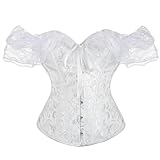 Ranley Damen Korsett Top, Shapewear Dessous Bustier - Sexy Spitze Korsett...