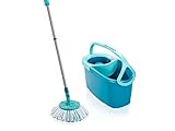 Leifheit Set Clean Twist Disc Mop Ergo 2.0, Bodenwischer mit Mikrofaser...