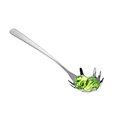 Nudel-Servier-Utensilien, Nudellöffel-Sieb, ergonomisches...