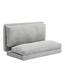 VEVOR 3 in 1 Klappsofa faltbares Schlafsofa mit 2 Kissen & waschbarem...