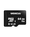 WESECUU 64 GB microSDXC UHS-I Speicherkarte – Lesegeschwindigkeit bis zu...