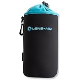 LENS-AID Neopren Objektivbeutel mit Fleece-Fütterung als Set oder einzeln...