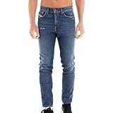 Diesel Dfining Herren-Jeans, gerade, Hellblau, 2005, blau, 33W x 30L