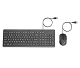 HP 150 kabelgebundene Maus-Tastaturkombination, USB-A Anschlüsse, 12 Fn...