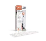 Peach Plastikbinderücken A4 - 10mm - 65 Blatt - 100 Stück - weiß -...