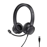 Trust USB Headset mit Mikrofon On-Ear Leichtes Design, Verstellbarer...