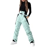 Skihose Damen Einfarbig - Snowboardhose Damen Fashion, Skihosen Radfahren...