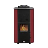 STUFE A PELLET ITALIA Asia Automatische Reinigung 24 KW | Hydro-Pelletöfen...
